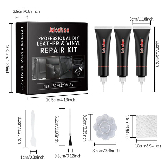 AUTOBRILLO ™ Kit de cuidado de auto - cuero